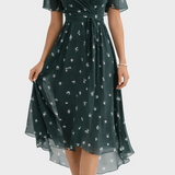 Mia | Elegant Short Floral Dress