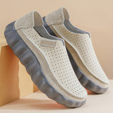 Emi | Perforated Slip-On Loafers with a Cushioned Sole