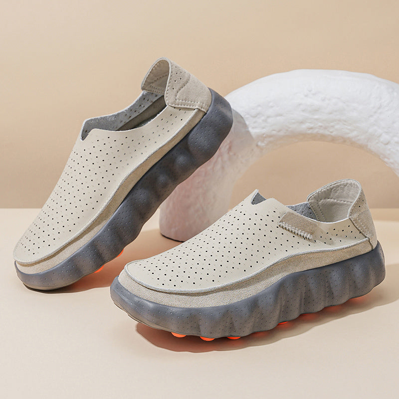 Emi Lightweight Comfort Pod Loafers Grey, photo studio