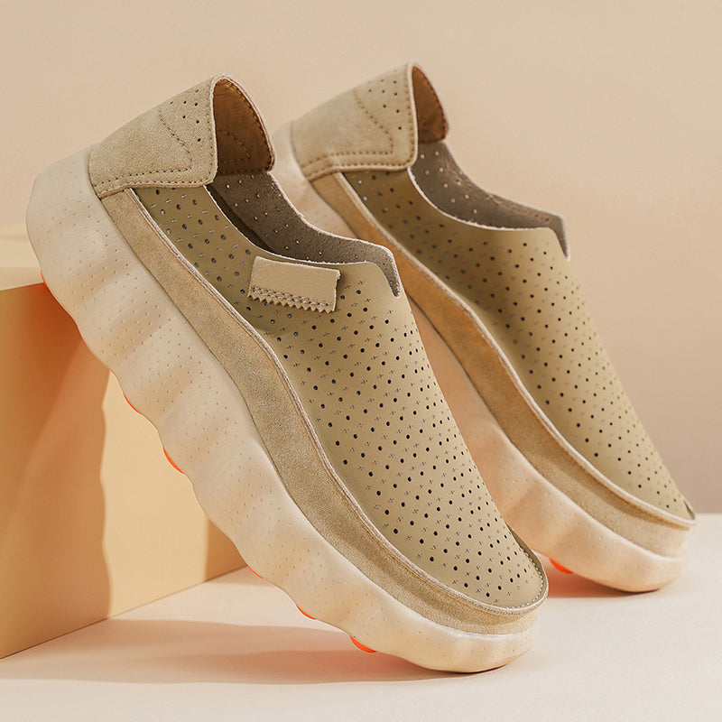 Emi Lightweight Comfort Pod Loafers Grey, photo studio