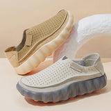 Emi | Perforated Slip-On Loafers with a Cushioned Sole