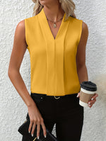 Chiara | Elegant Pleated Blouse
