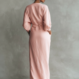 Sophie | V-Neck Linen Maxi Dress