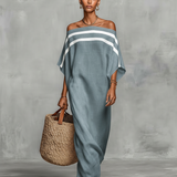 Lindsay | Oversized Off-the-Shoulder Maxi Dress