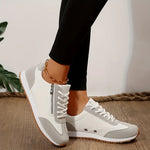 Cadiz | Lifted Walking Sneakers with a Side Zip