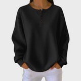 Plain Button Waffle Jumper
