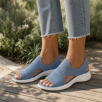 Soleva | Knit Platform Comfort Sandals