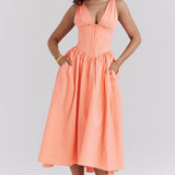 Kaitlyn | Exclusive Romantic Midi Dress