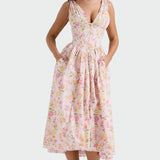Kaitlyn | Exclusive Romantic Midi Dress
