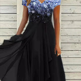 Cressida | Draped Evening Dress with Detailed Bodice