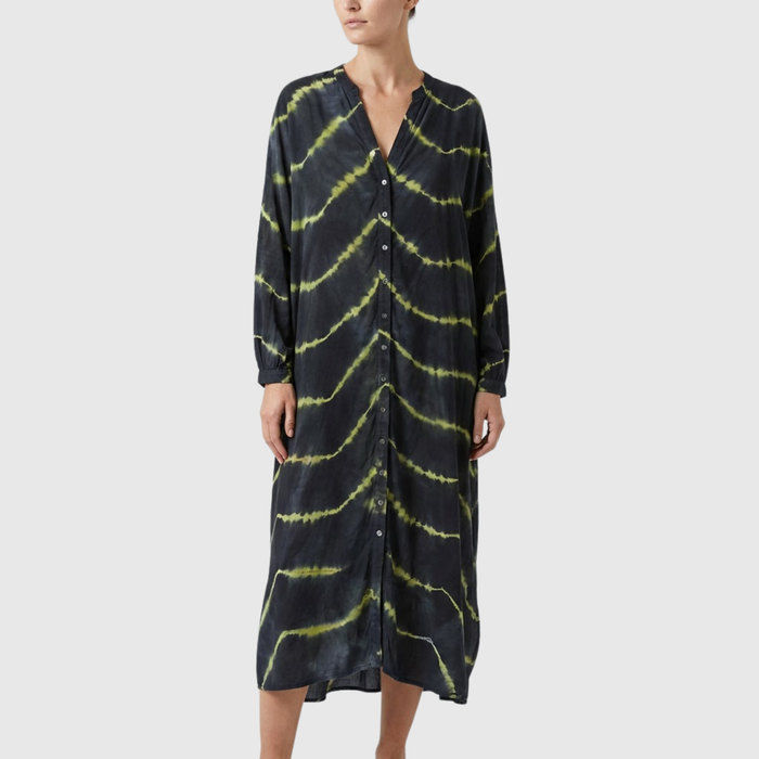 Elegant Striped Boho Maxi Dress