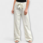 Valery | Relaxed Wide-Leg Trousers with a Tie Belt