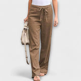 Valery | Relaxed Wide-Leg Trousers with a Tie Belt