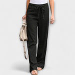Valery | Relaxed Wide-Leg Trousers with a Tie Belt