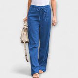 Valery | Relaxed Wide-Leg Trousers with a Tie Belt