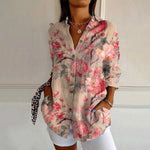 Lulu | Vintage Floral Blouse with Pockets