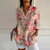 Lulu | Vintage Floral Blouse with Pockets