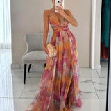 Elvira | Long Flowy Evening Dress