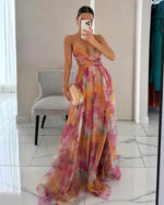 Elvira | Long Flowy Evening Dress