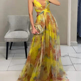 Elvira | Long Flowy Evening Dress
