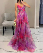 Elvira | Long Flowy Evening Dress