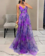 Elvira | Long Flowy Evening Dress