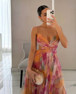 Elvira | Long Flowy Evening Dress