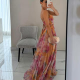 Elvira | Long Flowy Evening Dress