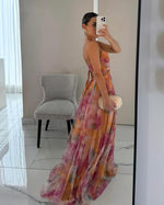 Elvira | Long Flowy Evening Dress