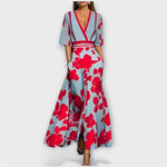 Elise | Floral Dress with Elegant Sleeves