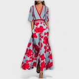 Elise | Floral Dress with Elegant Sleeves