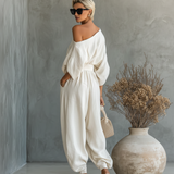 Nancy | Off-the-Shoulder Maxi Dress