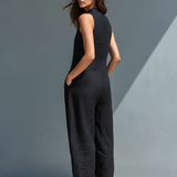Sophie | Flowy Dungaree Jumpsuit