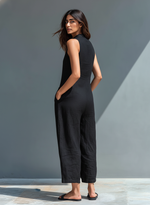 Sophie | Flowy Dungaree Jumpsuit