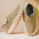 Emi | Perforated Slip-On Loafers with a Cushioned Sole