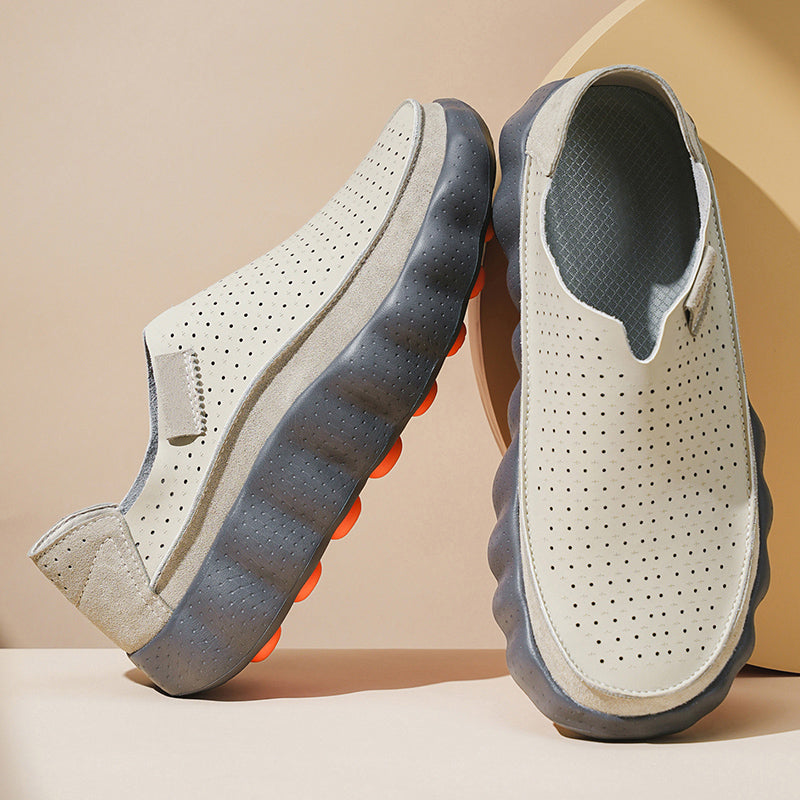 Emi Lightweight Comfort Pod Loafers Grey, photo studio