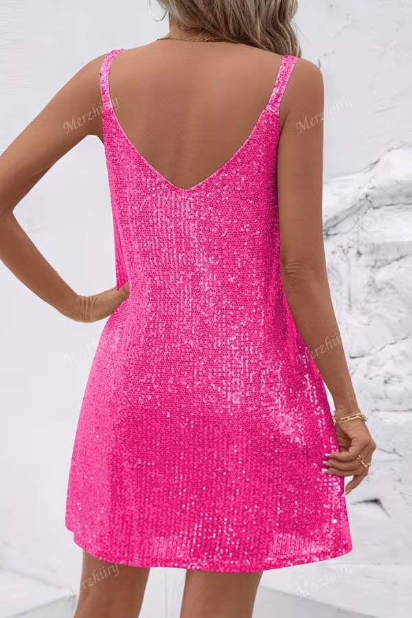 Maxine | Short Fitted Sparkly Dress