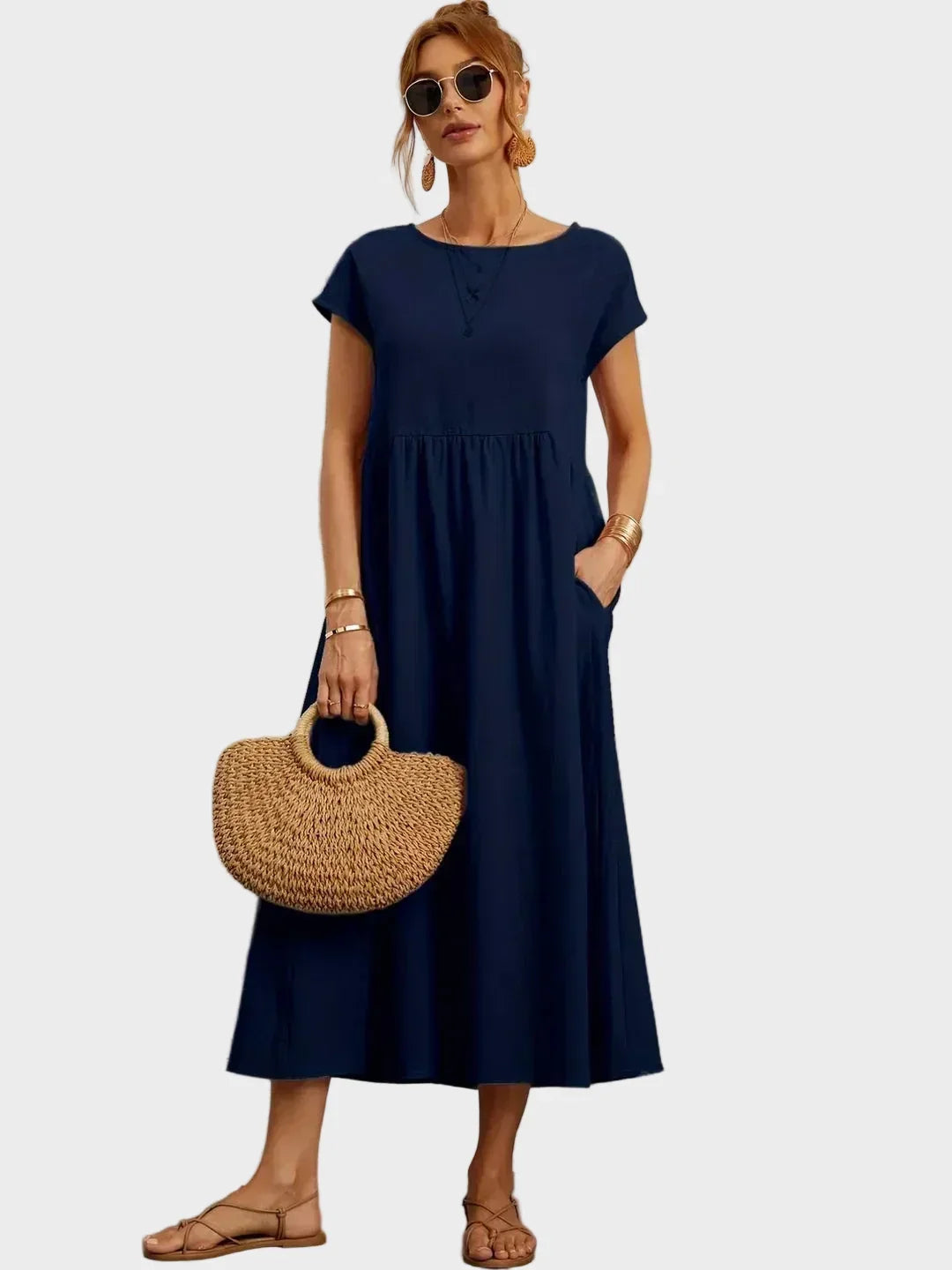 Gabrielle | Timeless Elegant Midi Dress
