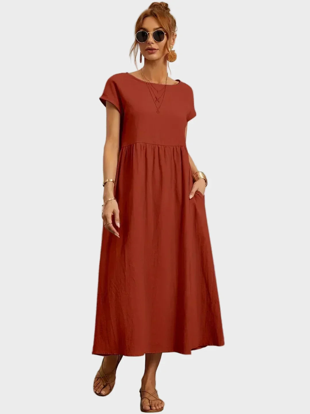 Gabrielle | Timeless Elegant Midi Dress