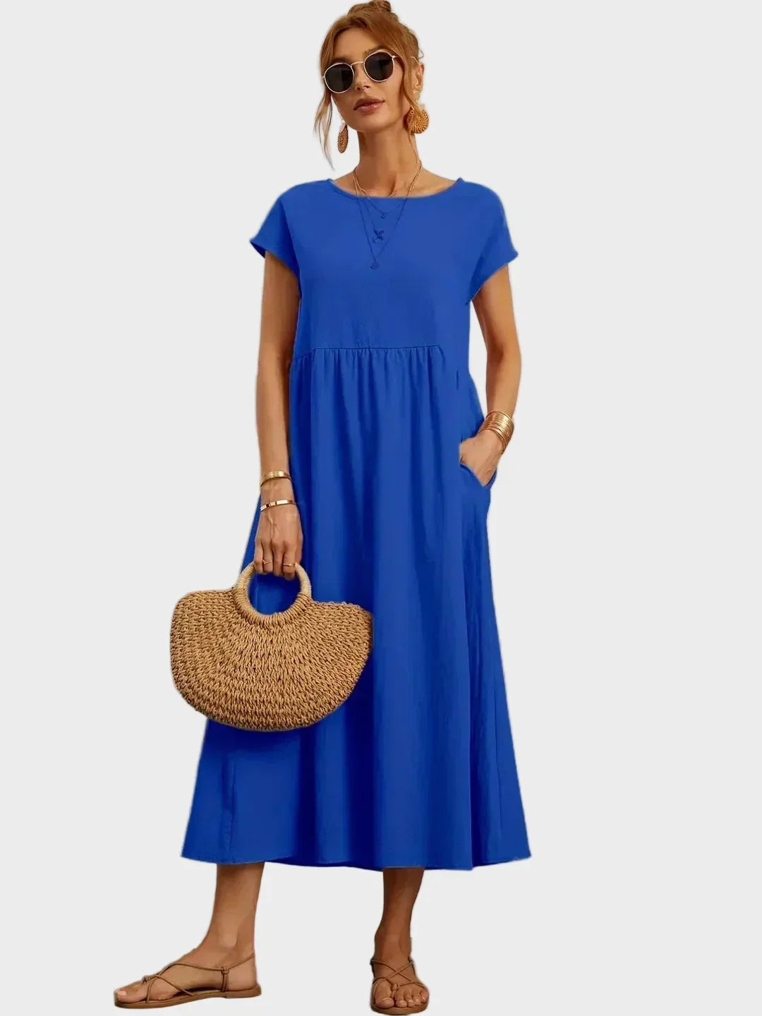 Gabrielle | Timeless Elegant Midi Dress