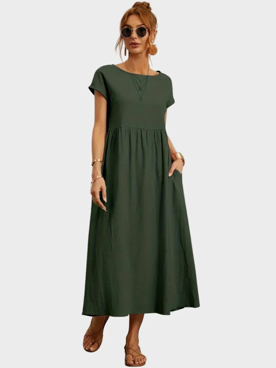 Gabrielle | Timeless Elegant Midi Dress