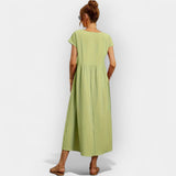 Light Cotton Dress with Pockets
