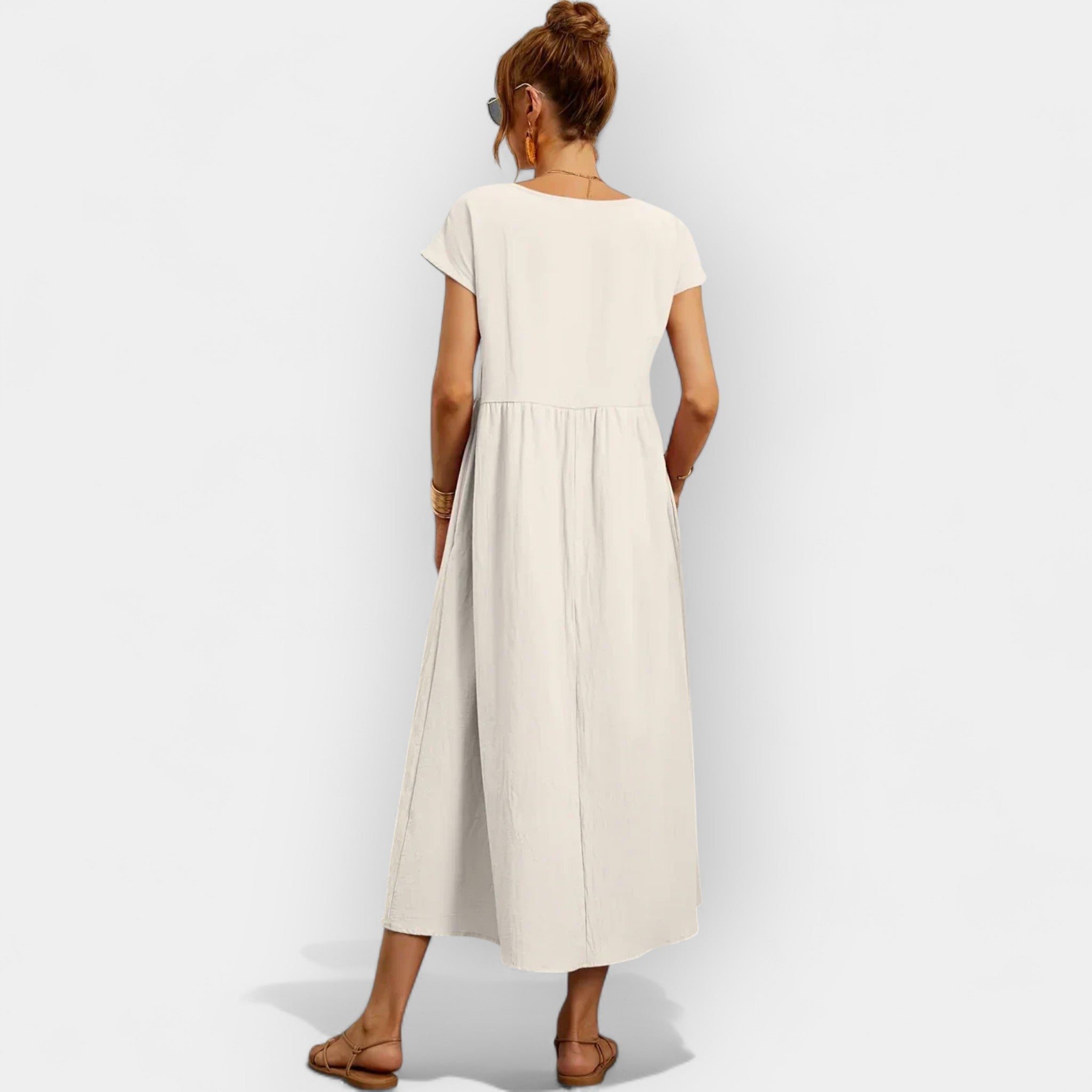 Light Cotton Dress with Pockets