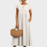 Gabrielle | Timeless Elegant Midi Dress