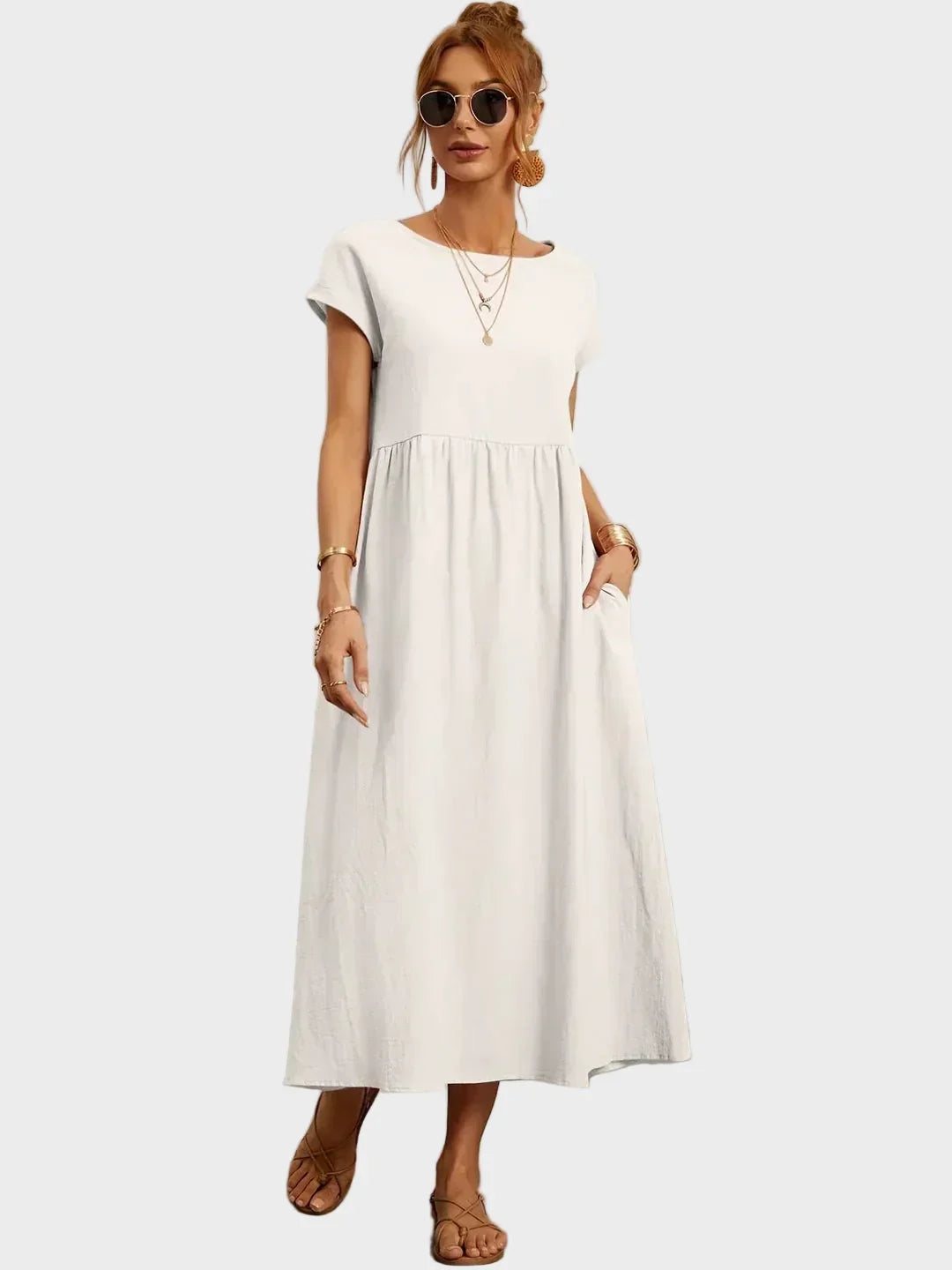Gabrielle | Timeless Elegant Midi Dress