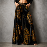 Lucy | Boho Print Wide-Leg Palazzo Trousers