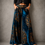 Lucy | Boho Print Wide-Leg Palazzo Trousers