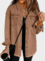 Classic Fringed Denim Jacket