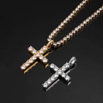 Realtin | Moissanite Cross Necklace