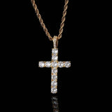 Realtin | Moissanite Cross Necklace